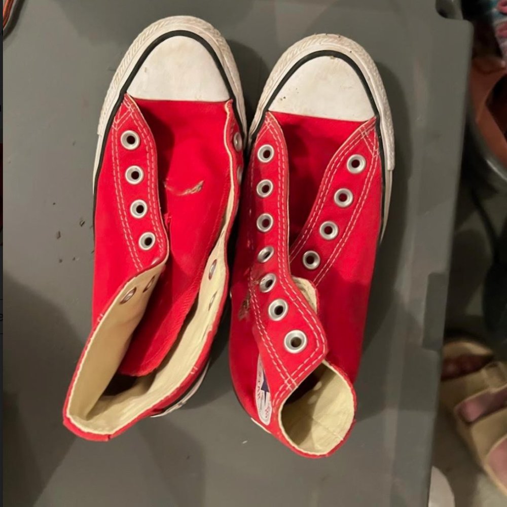 Converse, 4Y, Red